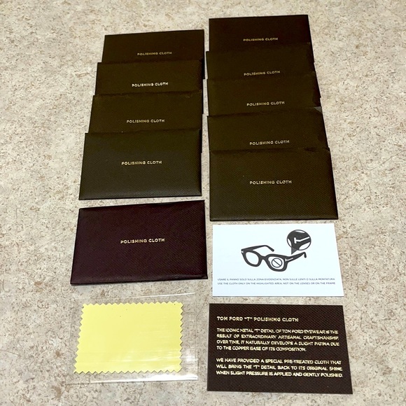 Tom Ford Accessories Bnwot Tom Ford Polishing Eyeglass Cloth Poshmark
